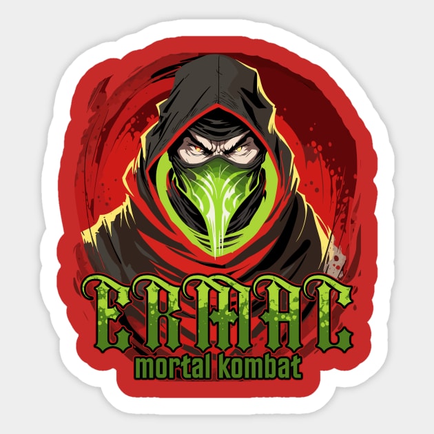 Ermac Sticker by Brom Store